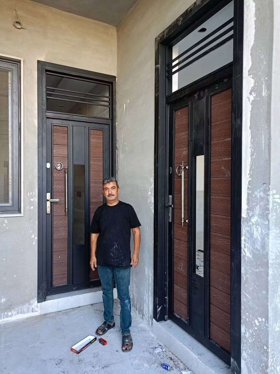 حدادة ومعمل pvc والألمنيوم ***********  ابو الإسحاق
