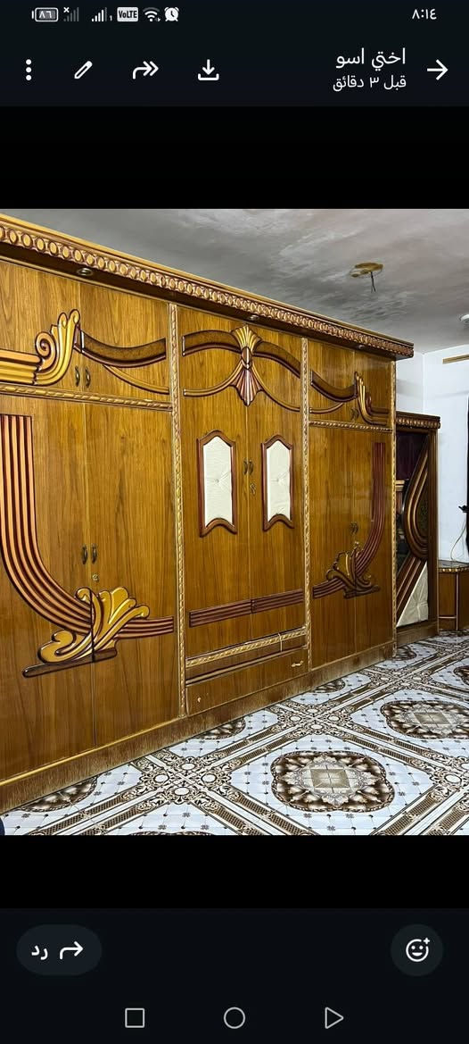 غرفه عراقيه استعمال ونظافة ٧٠ بالميه سعرها ٦٠٠ وبيها مجال
لتواصل ***********
