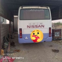 كوستر نيسان للبيع موديل 2002 جاهزه من كلشي السياره باسمي رقم شمالي دول...
