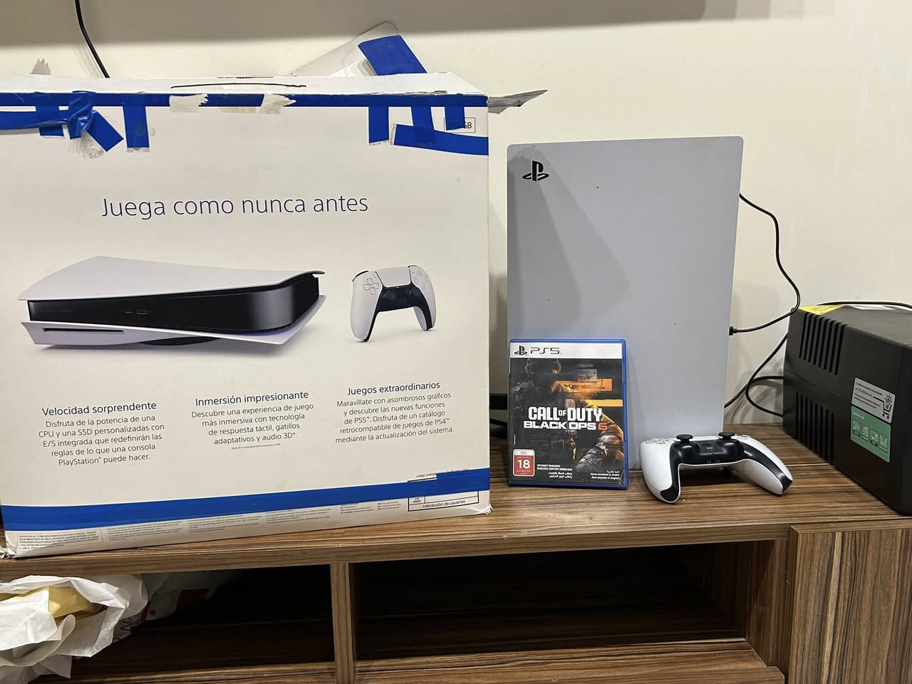 بلي فايف فات 
جهاز كلش نظيف وما مفتوح 
واير HD اصلي 
اليده وحده  اصليه
UBS نوع FARBER
تشغيل اكثر من ساعتين 
ويا قرص Call of duty Black ops 6 
متواجد خاص فقط 
بغداد


**إذا كنت صاحب هذا الإعلان وتريد حذفه لأي سبب، رجاءا أرسل رسالة إلى الدعم الفني**