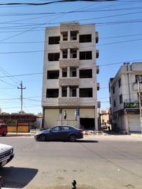 عمارة تجارية • ٣ محلات ١٠ شقق • بغداد الجديدة