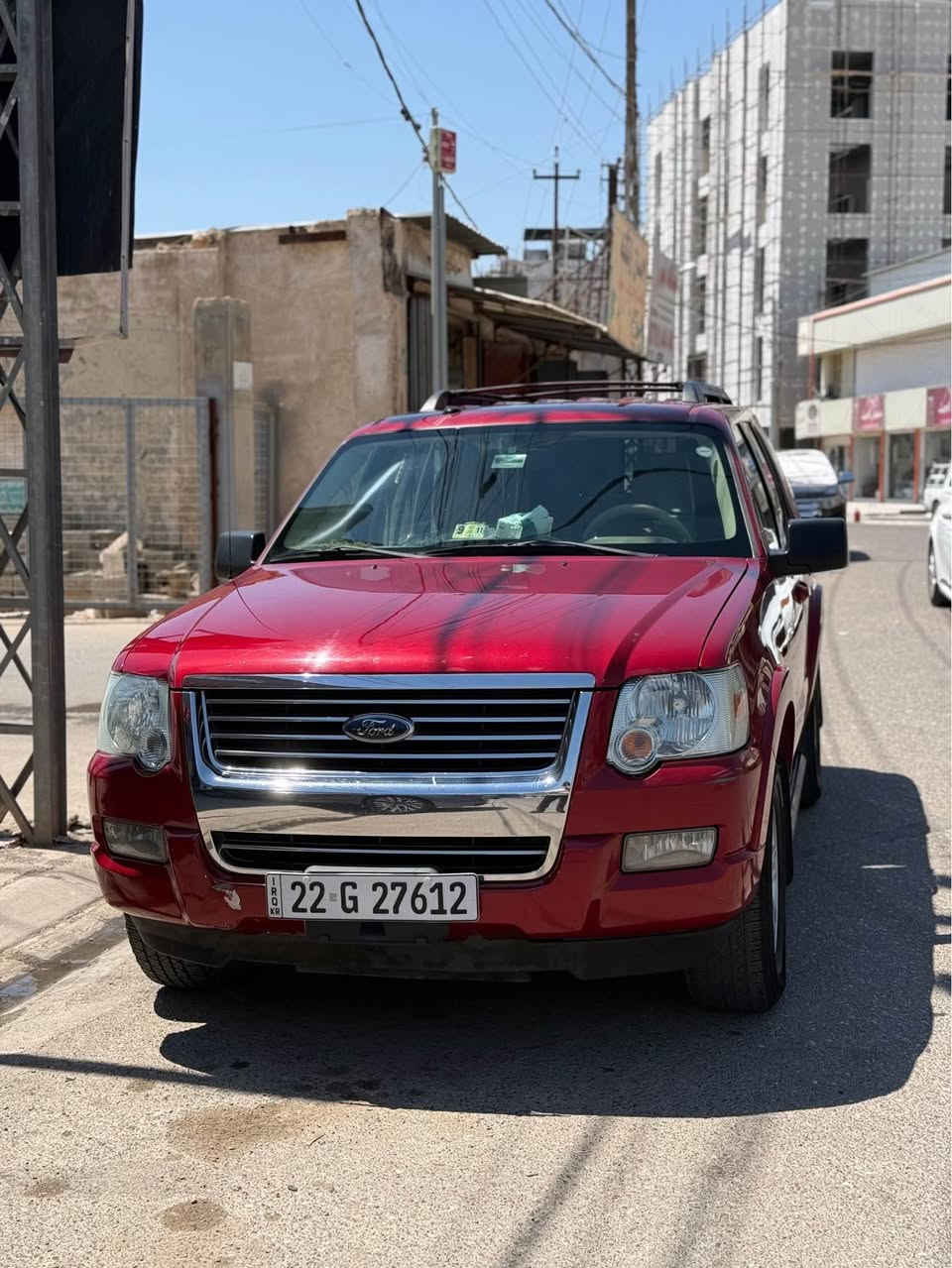 فورد اكسبلور موديل ٢٠١٠ للبيع 

كلين تايتل بدون صبغ 

گیر و محرک بشرط

دبل اكسل 

داخل اصفر 

كشن جلد 

١٣١٠٠٠ ميل ماشي 

نضيفه السيارة 

سعر ١١٠ $$

بطاقة البنزين هم عدها 
باسمي السيارة و السنوية جديدة 
بس عنده بارد شبر بباب السايق 
***********
———————
فۆرد ئێکسبلور  مۆدێل ٢٠١٠بۆ فرۆشتن 

 کلین تایتل بێ سبوخ گێر و مەکینە بە شەرتن 

دبل ئەکسل 

ناو زەرد 

کوشن جلد 

١٣١٠٠٠ مایل رۆشتوە 

زۆر خاوێنە 

یەک دەسە لە ٢٠١١ لای خۆمە 

نرخ ١١٠ $$

بە ناو خۆمە سەنەوی تازەیە 
کارتی بەنزینی هەیە 
یەک بست سارد لای دەرگای سایقی هەیە 
*********** كركوك, العراق
