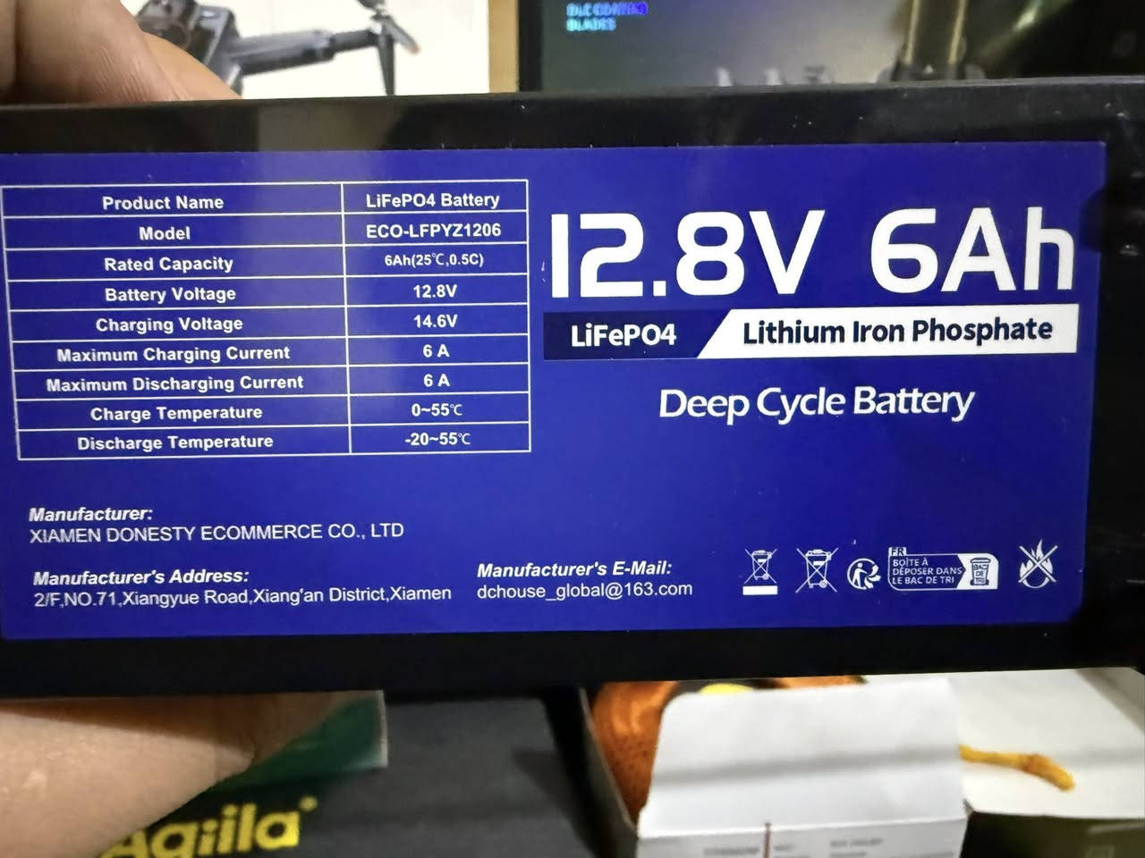 متوفر عندي عاكسات وباتريات ليثيوم حديد الفوسفات
وباتريات ليثيوم مال rc
وbms daly
وحبشكلات هواي
شنو تحتاج دزلي اشوفلك اذ عندي وادزلك صورها هية والسعر ومواصفاتها كاملة
وان شاءلله مااقصر بالاسعار
***********
