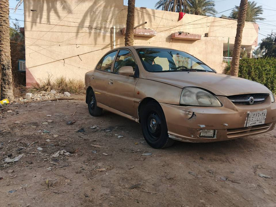 كيه ريو موديل ٢٠٠١ شكل لل ٥ مكينه حداديه تخم تاير باتري جدد كير الخامس مايجي رقم بغداد الماني مشروع وطني سنويه ماصاقطه تحويل مباشر *********** مكان كربلاء كربلاء, العراق
