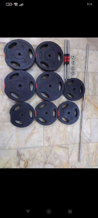 اقراص اثقال اسمنت • 8 قطع • الديوانية حي الصدر الاول