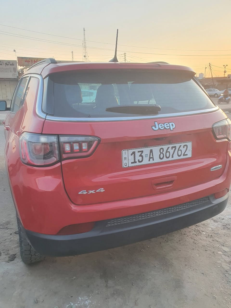 جيب كومباس ٢٠٢٣ محرك ٢٠٠٠ تيربو
فول مواصفات عدا الفتحة 
السيارة ماشية ٢٦ الف كلم
مكفول من التبديل والصبغ فقط الدعامية الامامية 
بسعر مناسب جدا 
للتواصل ***********
