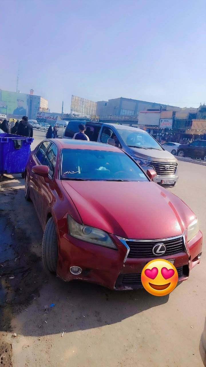 سلام عليكم شلونهم الطيبين لكزس gs350 موديل 2013   ياباني أصلي
محرك 3500 c  ع الوكاله هوه والكير السياره نظيفه  وجاهزه  عوزها ترتيب ملاحظات بسيطه مكانها البصرة وراعيها يريد تحويل  ***********  السعر 14500 وبيها مجال........ وحادثها  بابين صفحة اليمنه
