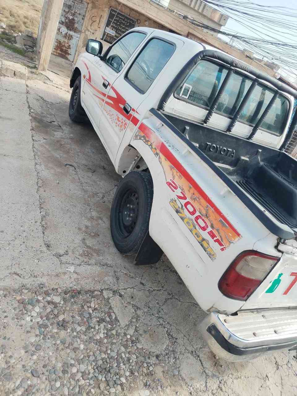 اسلام وعليكم 
تيوتا موديل 2002 
رقم الأنبار بأسمي كير محرك اكسل شاصي مكفول  
داخل ازرك فول مواصفات 
تبريد  تدفئه كهربائات كله شغال 
 تخم تاير سياره مصروف عليها مال جناي 
السعر 130وبيها مجال  
مكان صلاح الدين الشرقاط 
تواصل   ***********
