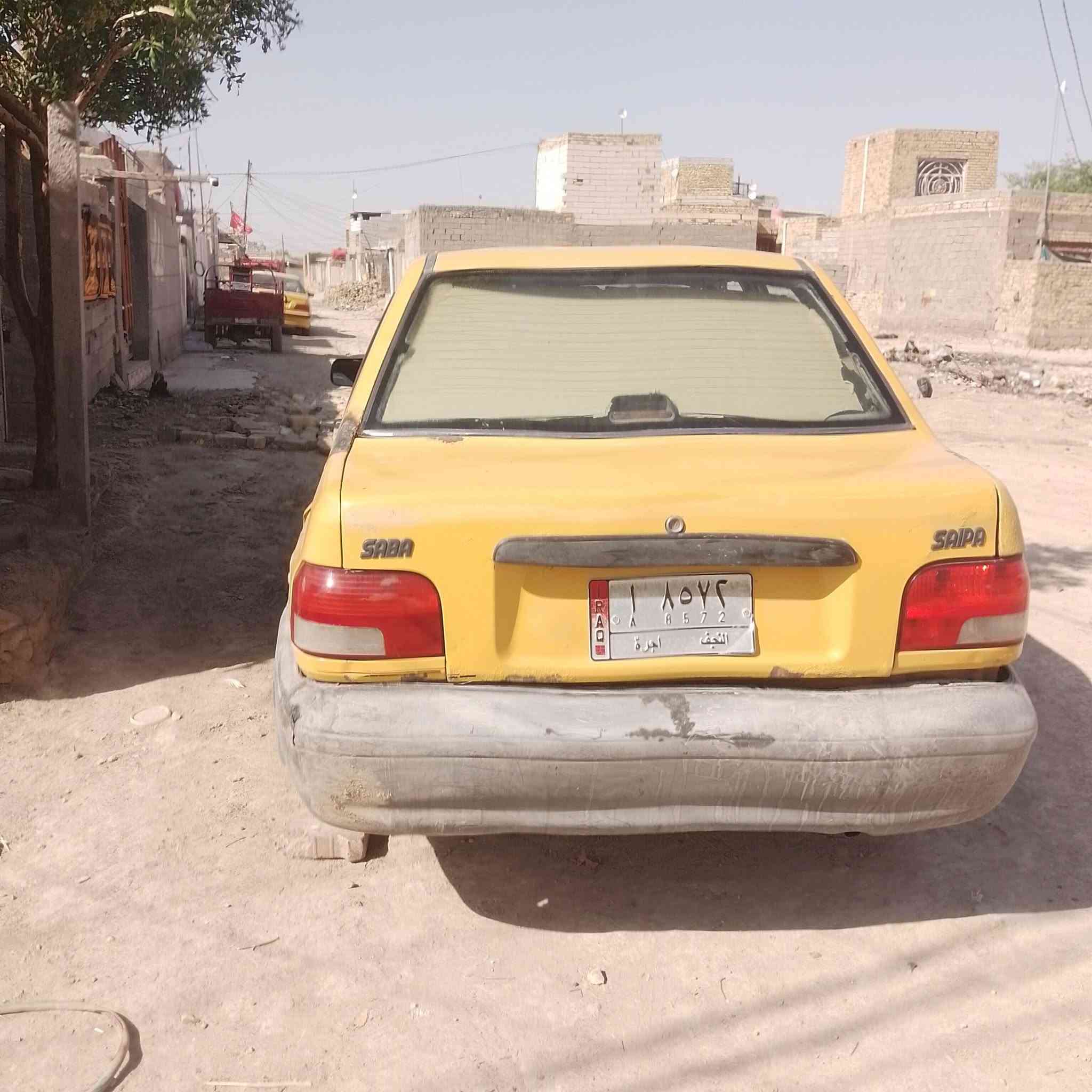 لسلام عليكم سايبه للبيع 
‏موديل ١١
‏سياره كلشي ما عوزهة بس دعاميات وترتيب مكينه معمره ستوهة 
‏البارحه كملت من السمكره عامه 
‏مصفره هيئة غرامه ١٠٠ عل مشتري راعيهة موجود ايداور  رقم مطبوع نكليزي بالنجف ما مستلمه 
‏مكانهة ديوانيه 
‏سعرها ١٥
‏الاستفسار ***********
