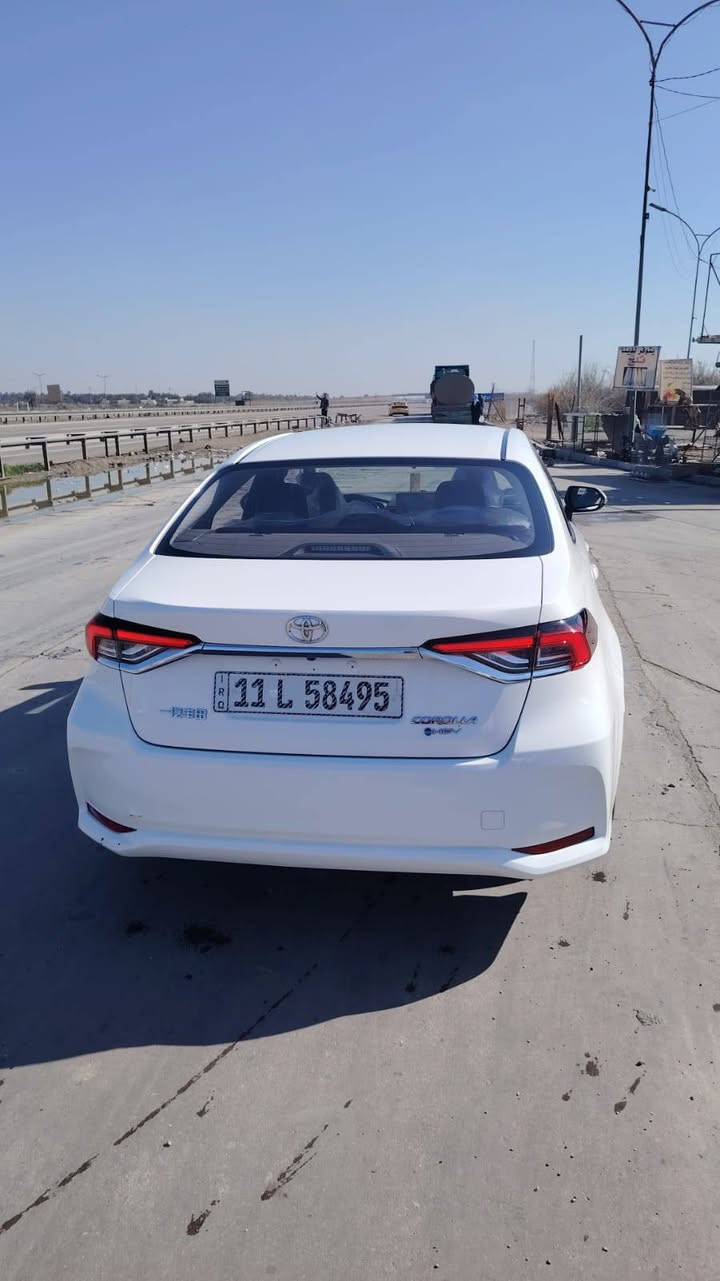 كورلا شكل خليجي هايبرد زيرو مقترض وكفيل 2025 بغداد وراعي بغداد مرقّم وكامل سنويه  ولوحات فول مواصفات جلد سياره قصاد محجوزه للمصرف سعر ***********     سياره موجوده بالبصرة
