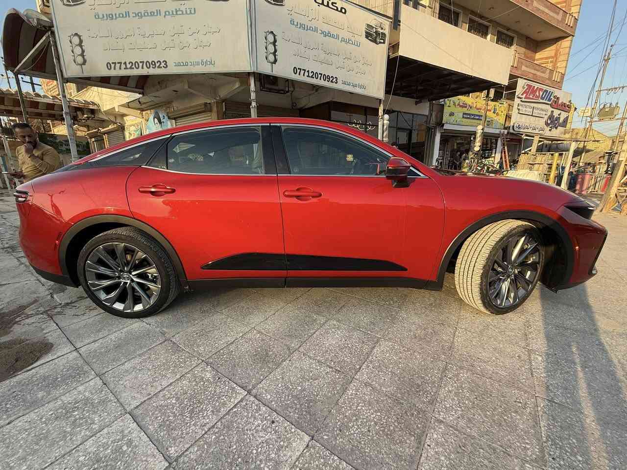 تويوتا كراون 2023 امريكية كلين تايتل اللون احمر فول مواصفات 1/1 ليمتيد ماشية 18000 كم السيارة بأسمي تحويل ثاني يوم محرك 2500فور ويل
لايت ناصي عالي متحرك
رادار امامي وخلفي
نقط عمياء
ويل 21
تدفئه تبريد كشنات و تدفئه ستيرن
فور ويل
توقف ذاتي
تنبيه خروج عن المسار
كامره اماميه وخلفيه و 360
حساسات 360
ابواب شفط
ستاره خلفيه
كراسي خلفيه كهرباء
السياره بعد بيها هوايه مواصفات
وبعد اكثر مواصفات 
السيارة بأسمي تحويل ثاني يوم مكانهة بغداد البلديات 
***********
