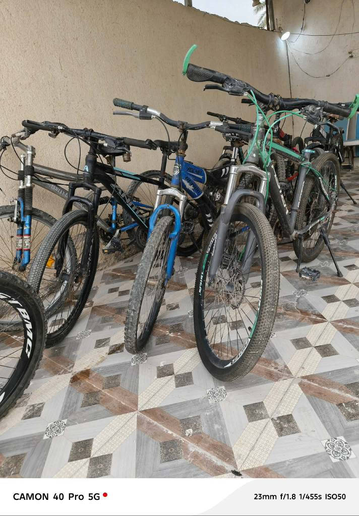 بسكلات باله جبلي تقريب بل ٦٠ باسكل جديد بيهن شكم واحد عوزه شغلات بصيطه سعر باسكل 60 الف  مكان ناصريه سوك  شيوخ بيعه شيله واحده مو مفرد ***********
