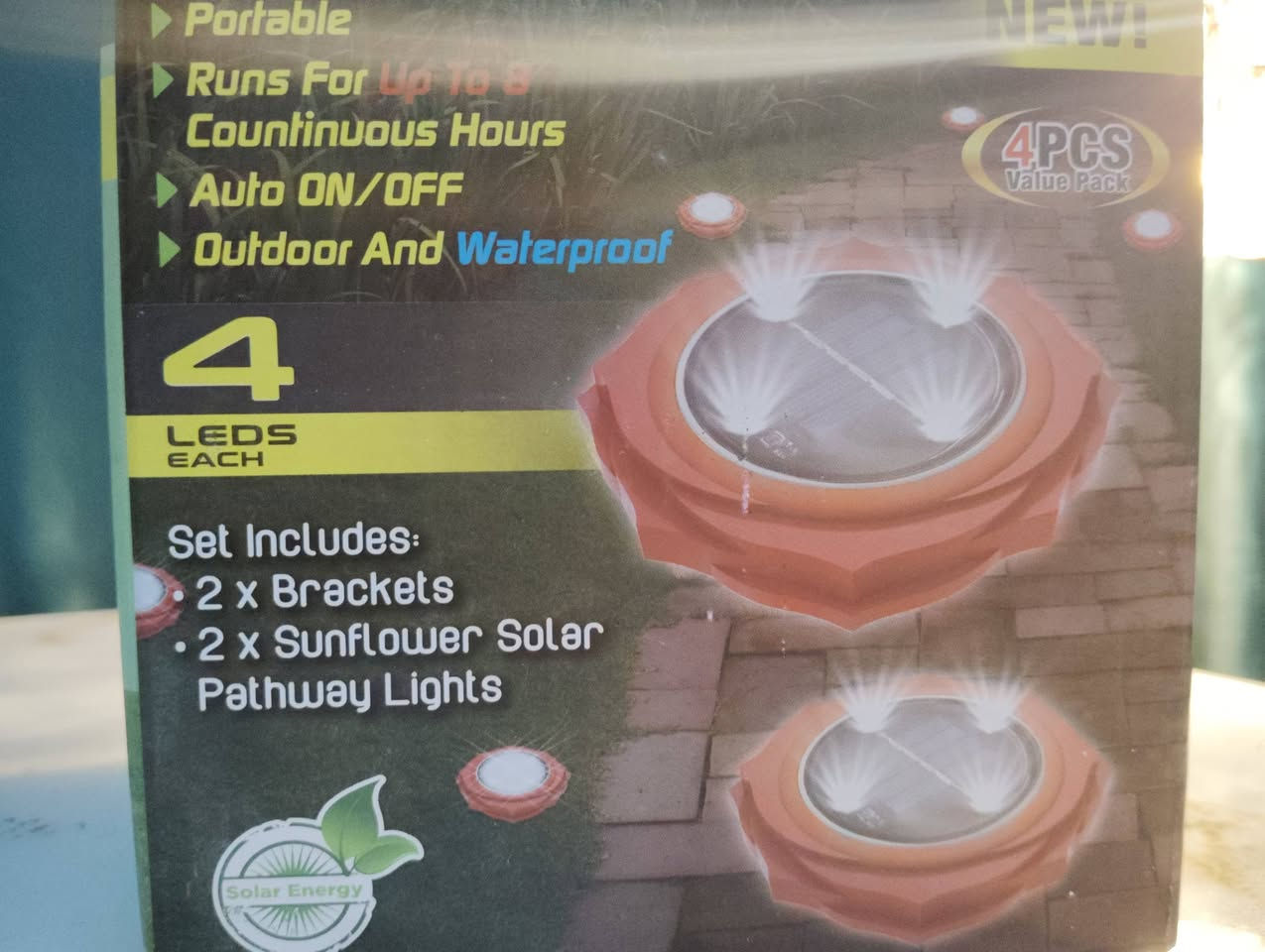 🌞🌻 تم توفير مجموعة مصابيح المسار الشمسية 🌻🌞
✨ مجموعة اقتصادية لاسلكية تعمل بالطاقة الشمسية ♻️
🔋 يتم شحنها نهاراً وتعمل تلقائياً عند حلول الظلام 🌙
⏱️ إنارة مستمرة لغاية 8 ساعات متواصلة
💧 مقاومة للماء والعوامل الجوية
🌦️ مناسبة لكل الفصول
🏡 تستخدم لتزيين وإضاءة الممرات والحدائق بشكل أنيق وجذاب
📦 محتويات العلبة:
• 4 دعامات
• 4 مصابيح عباد الشمس 🌻
🔥
#توفير_كهرباء 
#صديق_للبيئة 
#إضاءة_ذكية 
#مقاوم_للماء 
#سهل_التركيب 
#EcoFriendly  #OutdoorLighting 
#طاقة_شمسية  #إضاءة_حدائق 
#ديكور_خارجي  #إنارة_شمسية
#مصابيح_LED  #تزيين_الحدائق 
#إضاءة_ممرات #SolarLights
#GardenDecor #PathwayLighting@


**إذا كنت صاحب هذا الإعلان وتريد حذفه لأي سبب، رجاءا أرسل رسالة إلى الدعم الفني**