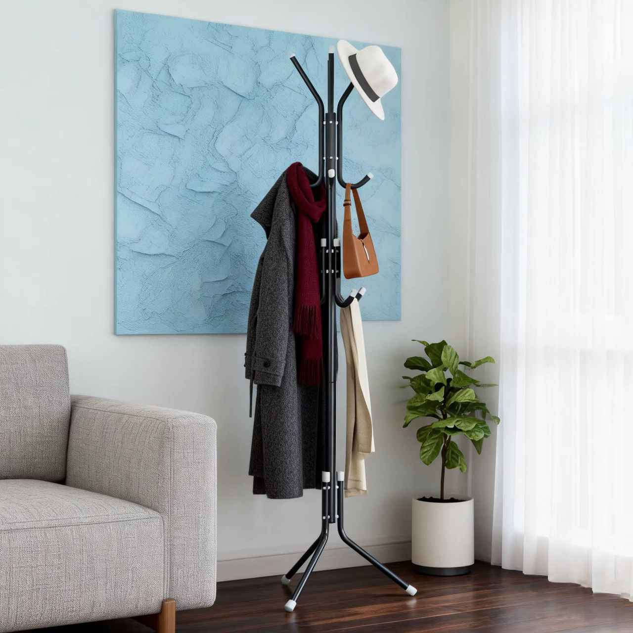 تعلاگة ملابس واقفة (Garment Rack) بقاعدة ثلاثية – ارتفاع 165 سم

علاقة ملابس واقفة عملية بتصميم بسيط تساعدك على تنظيم الملابس والحقائب بطريقة مرتبة داخل المنزل أو المكتب.

• تصميم واقف بقاعدة ثلاثية ثابتة

• مزودة بعدة علاقات لتعليق الملابس والحقائب

• مناسبة لتعليق الجاكيتات، القمصان، والشنط

• سهلة التركيب (Easy Install)

• جودة جيدة

• نوع المنتج: Garment Rack (علاقة ملابس واقفة)
• الأبعاد: 42 × 165 سم

محتويات العلبة:
• علاقة ملابس واقفة
• أجزاء القاعدة الثلاثية
• أعمدة التعليق والعلاقات بغداد, العراق


**إذا كنت صاحب هذا الإعلان وتريد حذفه لأي سبب، رجاءا أرسل رسالة إلى الدعم الفني**