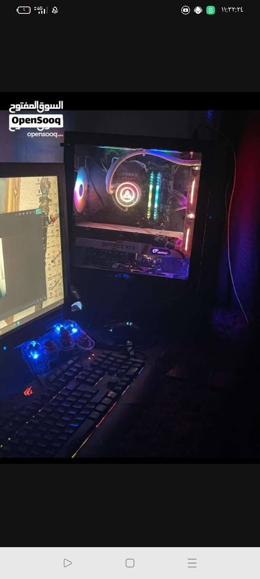 السلام عليكم ورحمة الله وبركاتة
حاسبه كيمنك core i5 جيل العاشر نموذج K

RTX 3050

تبريد مائي

تيرا ونص

و 6 مراوح تقريبا

وكيبورد كيمنك

وماوس كيمنك

Power supply 850 W

DDR4

اشتريتها قبل سنتين ب مليون و 700

و تركتها مهجوره لان ماعندي وقت .

ولاعندي الانترنت قوي .

الخلاصه يأما فلوس بيع

او مراوس بلي ستيشن 5))

الشراي الحقيقي يتعنى ف اهلا وسهلا


**إذا كنت صاحب هذا الإعلان وتريد حذفه لأي سبب، رجاءا أرسل رسالة إلى الدعم الفني**