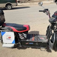 دراجة هارلي • بطاريات نص عمر • نظيفه