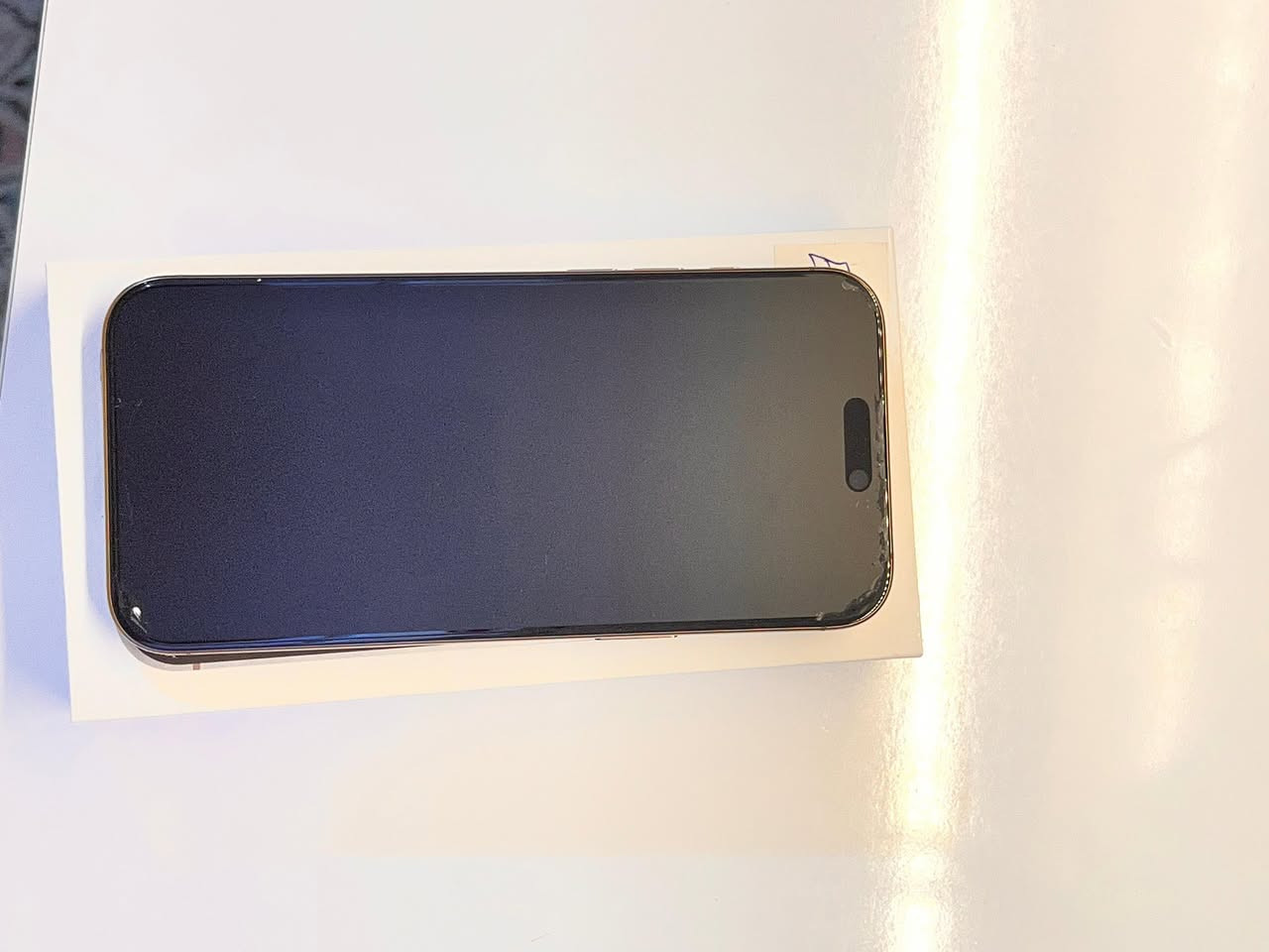 🔥ايفون 16 برو ماكس🔥

�

📱 السعة: 256GB
🎨 اللون: صحراوي (Desert Titanium)
📲 شريحة إلكترونية eSIM فقط

✨ الجهاز استخدام شخصي ونظيف جدًا
🗓️ صار تقريبًا 3 أشهر فقط من تم شراءه
🔋 صحة البطارية: 89%
🔄 عدد الدورات: 433

✅ الأداء ممتاز وما بي أي مشاكل أو ملاحظات
✅ باقي ضمان سنة سوفت وير
✅ وياه رأس شاحن Anker 30W + كيبل Type-C 60W
✅ جاهز للفحص بأي مكان
✅ والشاشه ما بيها اي شخط جهاز كلش نظيف
💰 السعر:(1300)
📍 الموقع: (بغداد الشالجيه)
الرقم: ***********
