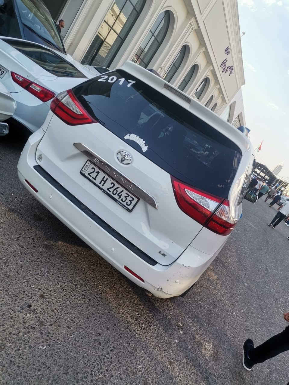 سلام عليكم 

جمعه مباركه ع الجميع

للبيع او مراوس@

تويوتا سينا 

موديل ٢٠١٧
فيا ال اي

بيه صبغ جاملغ وبنيد وشويه من جوملغ الي كدام سايق ارباك راجع سستم ما مشتقل ولا ظو بل دشبول 

مكينه كير تبريد صدر سياره جاهزه 

سياره احلى من الصور

ملاحظه ترهم بيع نقد او مراوس بسياره سعره اقل 

مكانه اربيل

نعتذر ع المراسله فقط الاتصال

سعر ١٧٠$ بي مجال

***********
