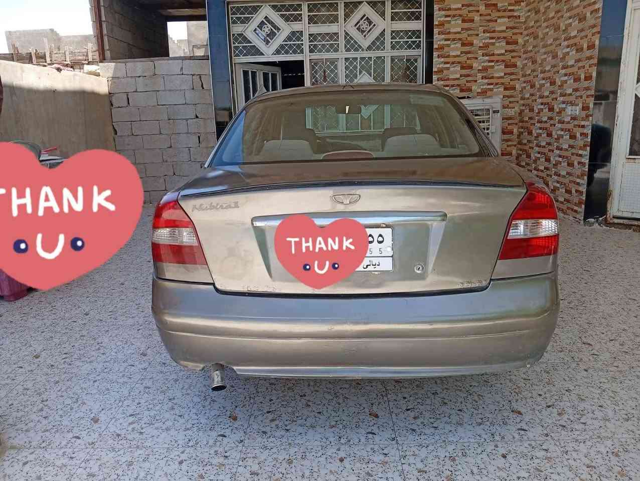 السلام عليكم 
نوبرا للبيع موديل 2000
رقم ديالى 
سنويه امجدده 
صدر جديد گيراومحرك مكفولات 
تخم تاير جديد المكان ديالى الخالص السعر 37
رقم الهاتف ***********
