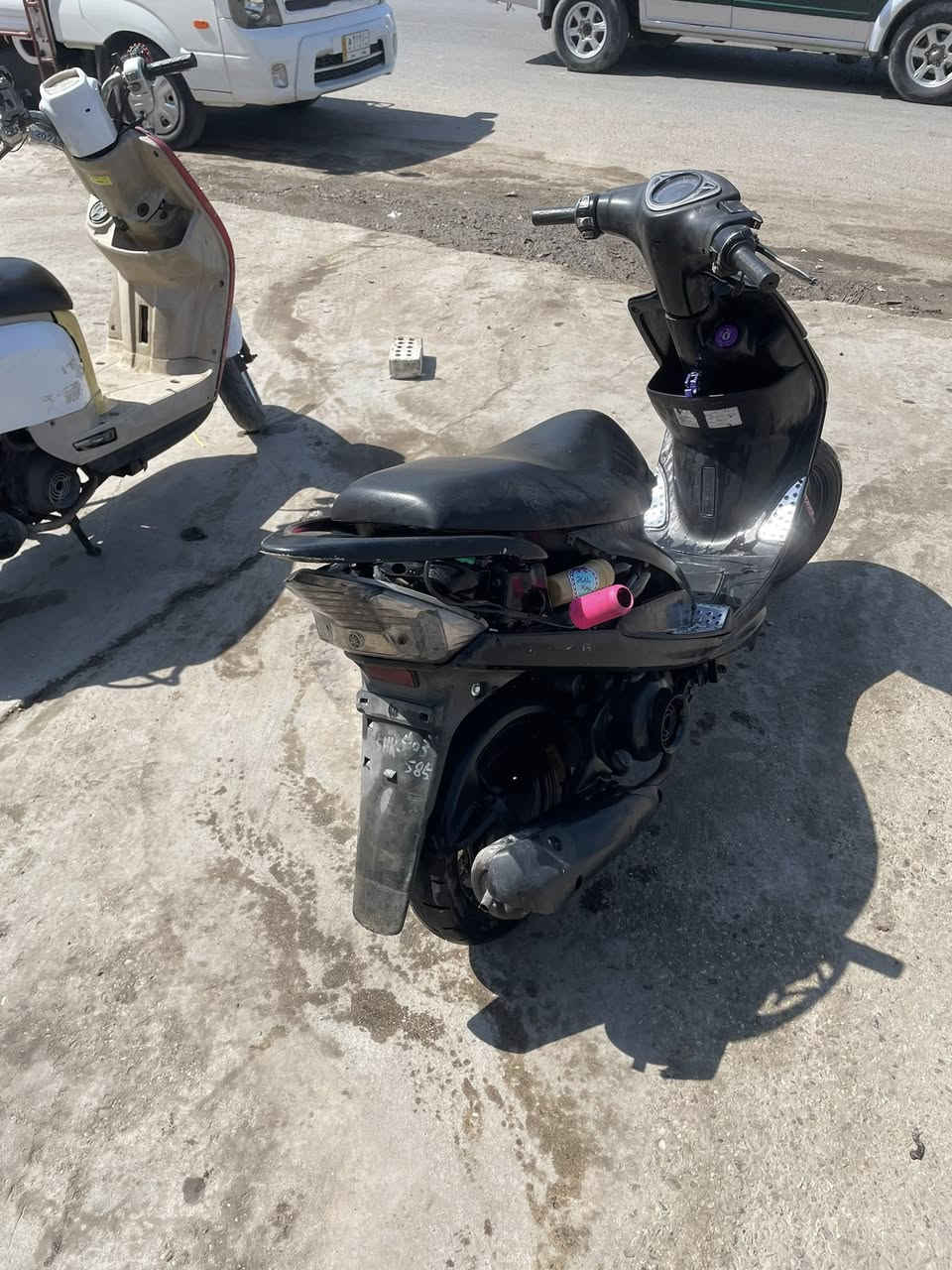 السلام عليكم ماكس عدله كامله كفرات كهربائيات كله شغاله كلج امامي خلفي رياضي دشبول رياضي الدراجه نضيفه بشكل ابريكات امامي خلفي السعر ٣٧٥ وبيه مجال وبل خدمه رقمي واتس ***********عنواني بغداد بلديات نهايت شارع المصرف
