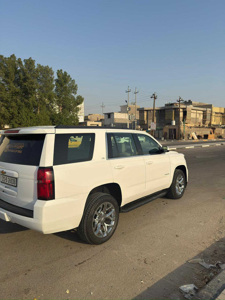 سلام عليكم تاهو موديل 2015 خليجي فئة Ls مواصفات اعتياديه ماشيه 253 رقم سليمانيه عندي بيها وكاله عامه بأسمي تريد وكاله او تحويل حاضر كفاله من صبغ وتبديل عدا بارد بسيط السعر 310 للبيع او للمراوس بـ كوري او امريكي مكان السياره البصره رقم تليفون للاستفسار ***********
