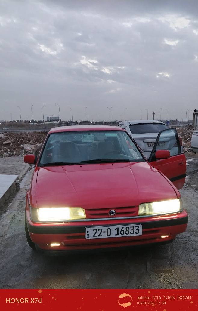 مازدە626 مۆدیل 91مەکینە 8بەخ گێرومەکینەوتەبرید بەشەرت هیچ لێدرانی نیە بەس سبوغ حامە تەکسی بوکراتەوە خسوسی سەنەوی نوێیە2030 سحری45وەرەقەو مەحەمەلە رەقەم:*********** أربيل, العراق
