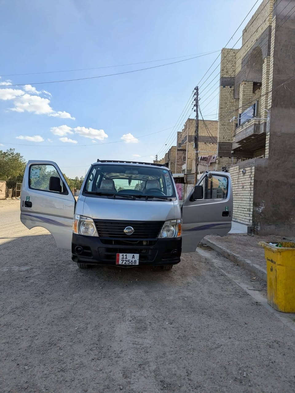 السلام عليكم نيسان موديل 9 رقم بغداد انكليزي تخم تاير كلج جديد متحرك تبريد ثلج منظومه كامله دوشمة عامه سيارة بسمي تحويل ثاني يوم مصفره غرامات هيئه بيه صبغ بلكصه شي قليل دواير معمره بلجنطه جوه بذيل اليسره رقم شاصي اول رقم نمسح سويتله شعار كمركي مذكور بسنوية السعر 112بيه مجال مكان بغداد   ***********
