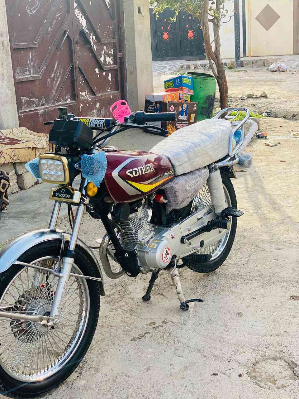 دراجه لبيع تايكر سونك ٢٣ محرك مامفتوح كبس دراجه فول نضيفه سعره ٥٧٥ وبيه مجال هذه رقمي ***********
