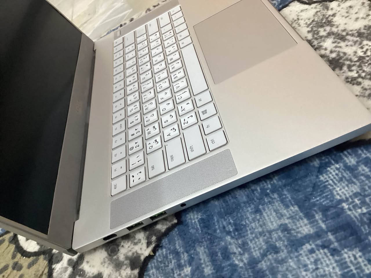 لابتوب Razer Blade Gaming للبيع

المواصفات:
- المعالج: Intel Core i7-8750H
- كرت الشاشة: GTX 1070
- الرام: 16GB
- مناسب للألعاب الثقيلة، الدراسة، والشغل

الجهاز نظيف ويشتغل بشكل ممتاز، استعمال شخصي.
ما بي مشاكل أو صيانة.

السعر: 620,000 دينار عراقي (قابل للمساومة البسيطة للجادين فقط)

الموقع: محافظة المثنى - الرميثه 

التسليم يد بيد، ماكو توصيل.
للمهتمين مراسلة خاص. حمزة, القادسية


**إذا كنت صاحب هذا الإعلان وتريد حذفه لأي سبب، رجاءا أرسل رسالة إلى الدعم الفني**