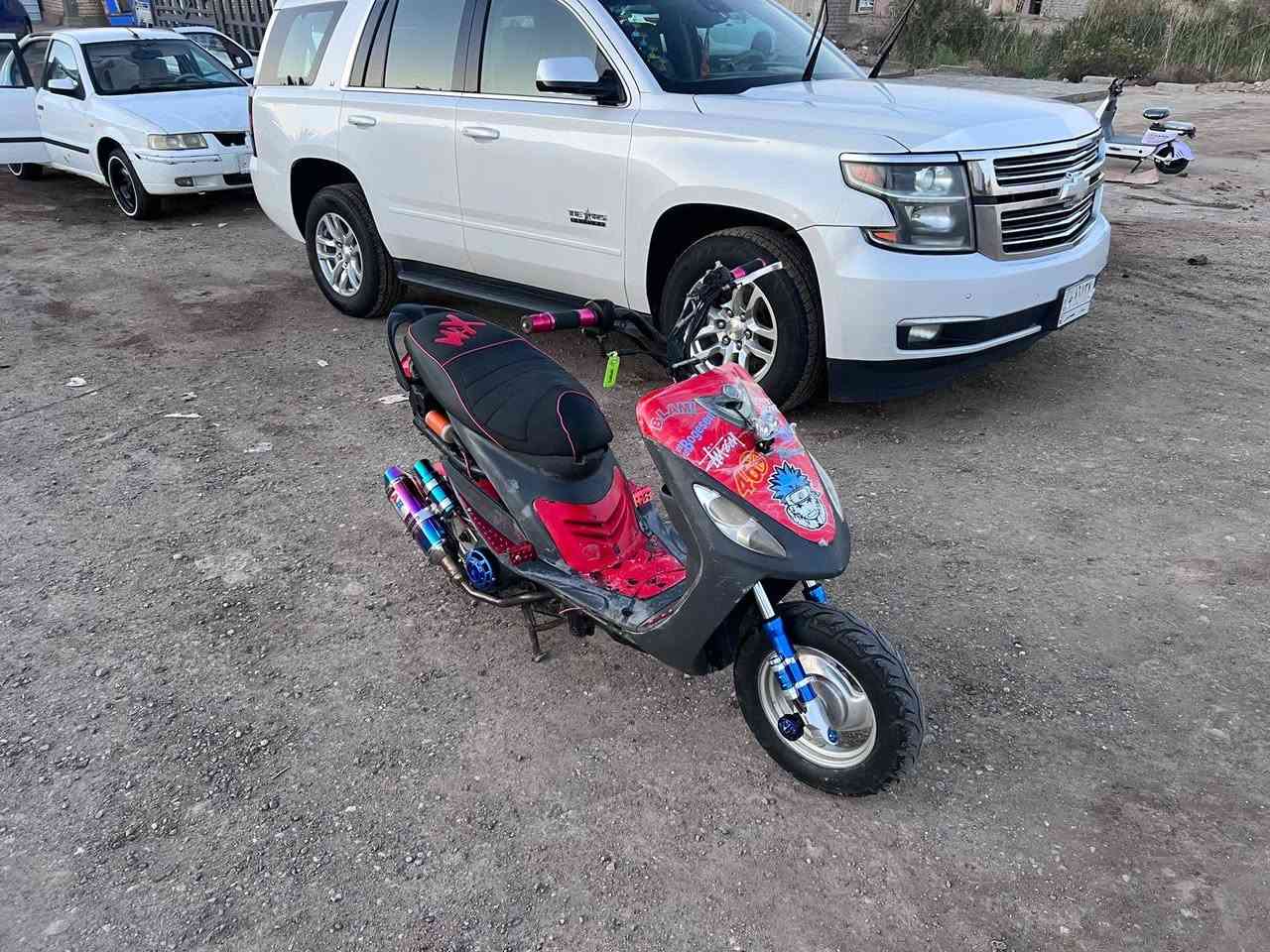 سلام عليكم دراجه للبيع شرط الفحص مكينه 55 دراجه تخبل من كهربائيات ومكينه للتواصل خاص ابو عله الواتساب  ***********
والاتصال عل رقم ***********
