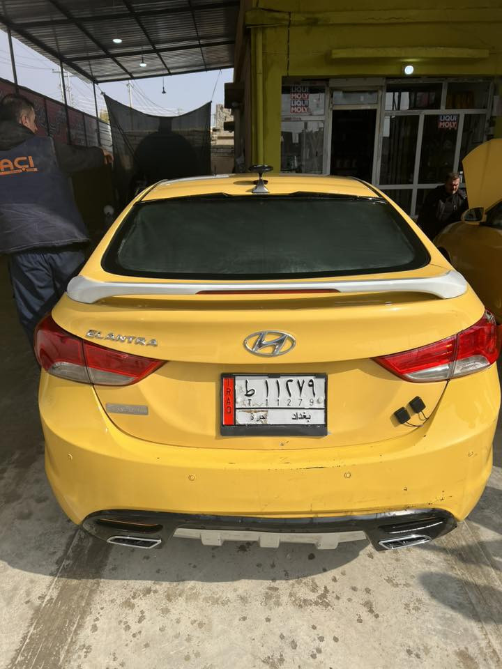 السلام عليكم.   النترا 2013للبيع رقم بغداد الضررها جاملغ وراء السايق  وقبغصندوق وبونيت مبدل اصلي السعر 110 وبيه مجال بسيط ***********
