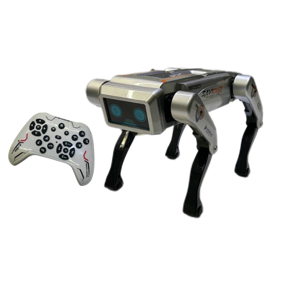 كلب آلي تفاعلي بتقنية 2.4GHz Remote Control 

يوفر تجربة مليئة بالمرح والتعليم، يتميز بحركات متعددة وتفاعل ذكي مع الأطفالل

تصميم آمن ومناسب للهدايا

	لعبة تعليمية للأطفال لتنمية الذكاء والتفاعل.
	
	يقدم عروض وحركات مثل الرقص، السباحة، الوقوف على اليدين، والتمارين.
	
إمكانية برمجة الحركات وتنفيذ الأوامر.
	
يعمل بالأوامر الصوتية واللمس لزيادة التفاعل.
	
مناسب كهدية للأطفال +8 سنوات.

	الاتصال: 2.4GHz Remote Control
	
	أوامر متعددة: المشي للأمام، التراجع، الجلوس، السباحة، الرقص، التمارين الرياضية، الحركات البهلوانية.
	
	التحكم: يدعم البرمجة، الأوامر الصوتية، واللمس.
	
	البطارية:
	
	الروبوت: بطارية ليثيوم قابلة للشحن 3.7V (مشمولة).
	
	جهاز التحكم: 2 بطاريات AA 1.5V (غير مشمولة).
	
	مزود بإضاءة ملونة وموسيقى ديناميكية

السعر 58,000 الف 

الـتـواصـل انـسـتـا @ahmed_.store3

يـوجـد تـوصـيـل الـى جـمـيـع الـمـحـافـظـات 🇮🇶 
بـغـداد 3 الاف الـمـحــافـظـات 5 الاف 

الـفـحـص امـام الـمـنـدوب لأنـه لا يـمـكـنـنـي اسـتـرجـاعـه بـسـبـب لـيـس قـادر عـلـى ارسـال مـنـدوب اخـر الا كـان فـيـه عـطـل او خـلل مـصـنـعـي 