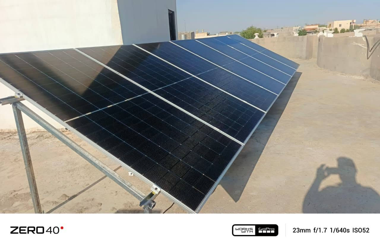 تم بحمد الله تنصيب منظومة طاقة شمسية من كوادرنا في محافظة صلاح الدين من
قوة الشمسSunpower
مكتب البحساني للطاقه الشمسيه
للتواصل او الحجز مع الاستاذ بهاء الحساني ***********
الأستاذ احمد اسماعيل خليل ***********
يتوفر لدينا نظام النقد
ويوجد نظام أقساط ع ماستر كارد الرافدين حصرا
ضمانات
ضمان البطاريه ٥ سنوات
ضمان انفيرتر ٢ سنه
ضمان الالواح ١٥ سنه
