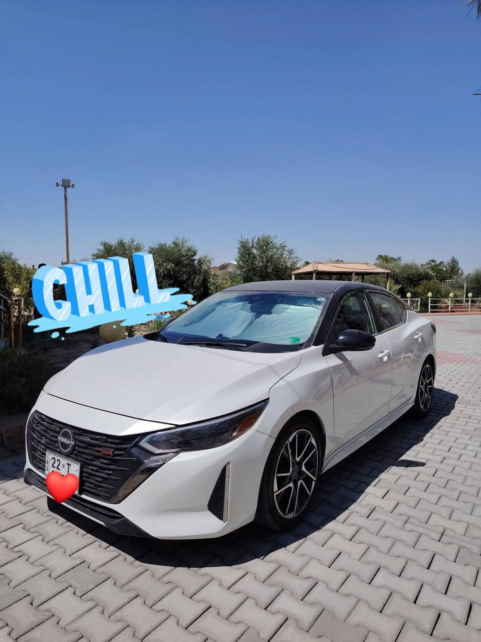 للبيع | نيسان سنترا 2024 SR

- اللون: أبيض صدفي مع سقف أسود 🤍🖤
- الفئة: SR
- محرك 2.0 
- ويل رياضي حجم 18
- شاشة مع دعم Apple CarPlay و Android Auto
- كاميرا خلفية
- تشغيل بصمة و تشغيل عن بعد
- مثبت سرعة
- حساسات أمان ومساعدات قيادة أساسية
وبيها بعد هواي مواصفات

- السيارة ماشية 35 ألف كيلو
- السيارة نظيفة جدًا وجاهزة للاستخدام
صورة الحادث ورقم الشاصي وورقة الفحص كلها مرفقة بالصور وحادثها خفيف جدا 
ملاحظة/ السيارة بيها رصعات خفيفة مذكورة بالورقة مال فحص وبيها رصعة هم بالباب الخلفي عكس السائق خفيفة 

السعر المطلوب ( 168 ورقة ) 
عنوان السيارة كركوك 
للاستفسار يرجى التواصل على الخاص.
 او على الرقم *********** بي واتساب
