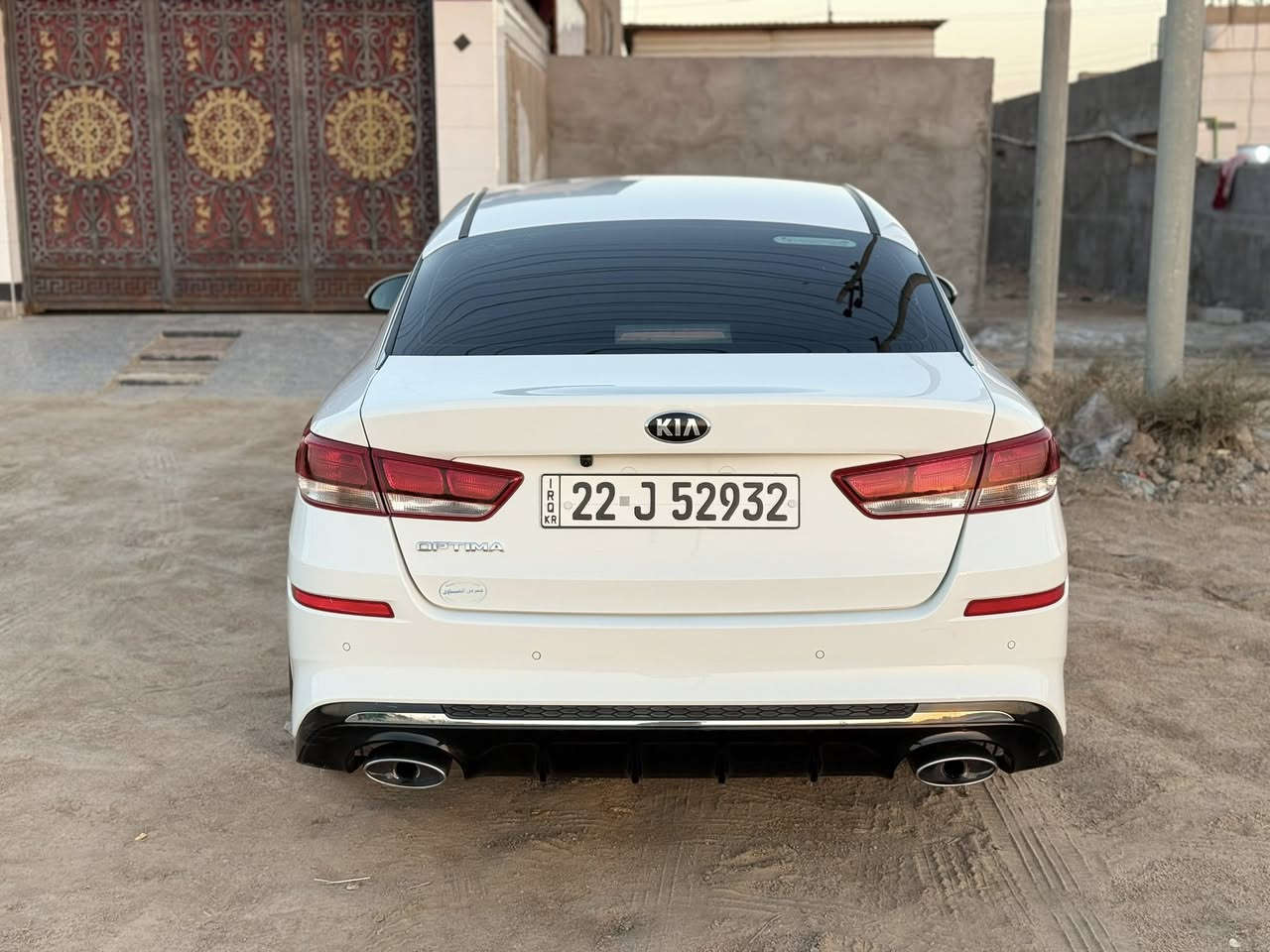 السلام عليكم
للبيع كيا اوبتيما خليجي 
موديل 20/رقم اربيل بسم شركه 
ماشيه 73 الف حقيقي 
كفاله عامه /مكينه 2400 
سعر/205 وبيه مجال بسيط 
الاستفسار على رقم الهاتف                             ***********   العنوان بصره / قضاء القرنه
