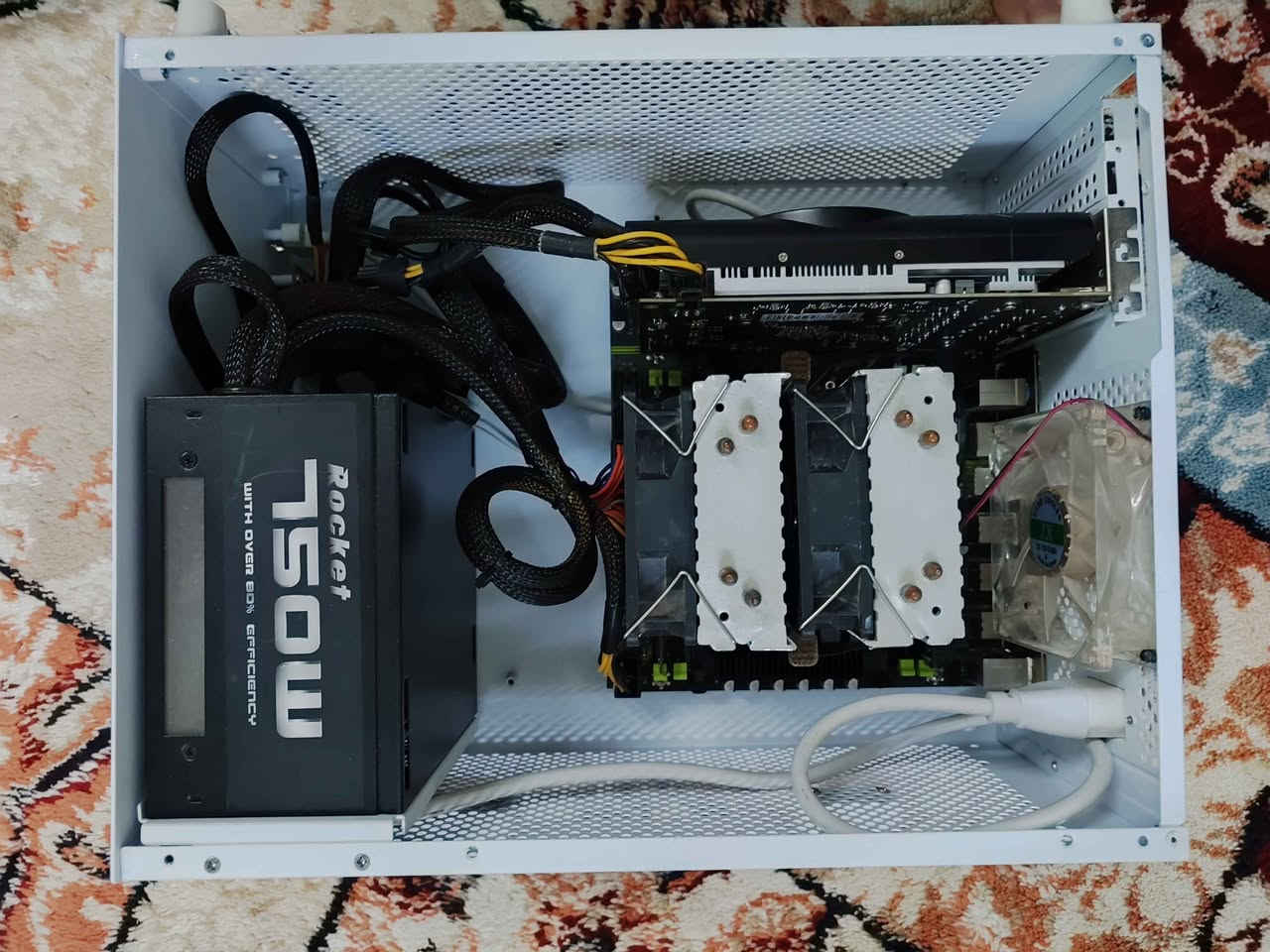 ﷽

کەیسی گەیمینگ  بۆ فرۆشتن 

مواسەفاتەکانی:

Cpu : xeon e5 2680 v4 14 core 28 thread

Motherboard: Machinist x99 pr9

Gpu: rx470 4gb لە ١٠٥٠ تی ئای بەهێزترە 

Storage: 500gb hdd

Psu : 750w rocket rgb

RAM: 8+16gb ddr4 2400mhz = 24gb

نرخی: ٢٨٠ هەزار 
شوێن: چەمچەماڵ گەیاندنم نییە شمشمل, السليمانية


**إذا كنت صاحب هذا الإعلان وتريد حذفه لأي سبب، رجاءا أرسل رسالة إلى الدعم الفني**
