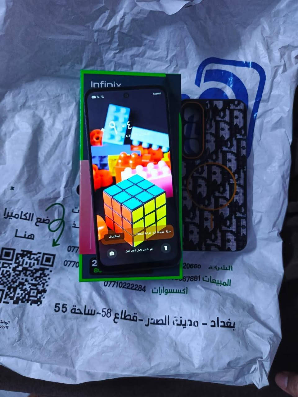 انفنكس 60i Infinix HOT بيع او مراوس 
ذاكرة: 256GB
الجهاز جديد ونظافة 100%
مع الملحقات والكارتون فقط
السعر:155 ألف دينار
المجال: بسيط كلش 
التوصيل: غير متوفر
الموقع: بغداد / مدينة الصدر
📞 للتواصل: ***********
