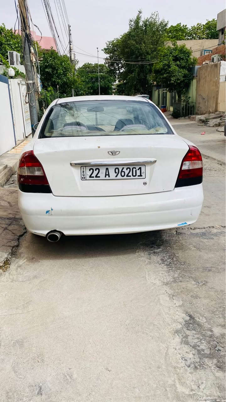 دايو نوبره 
موديل ٢٠٠٠
كير عادي
محرك كبس
كير و محرك بشرط
سنوية جديدة
مكاني /كلار
*********** كالار, السليمانية
