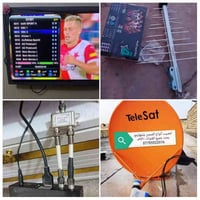 تنصيب انواع الصحن بلجهاز اشارة فول ب١٠ تنصيب بلازمة ستاند تنصيب منظومة...