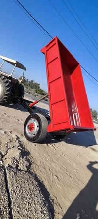 عربانه تزكام جديد حديد ثقيل دنكير تريله🚛 تاير 22.5 ناصي    السعر  ملون...