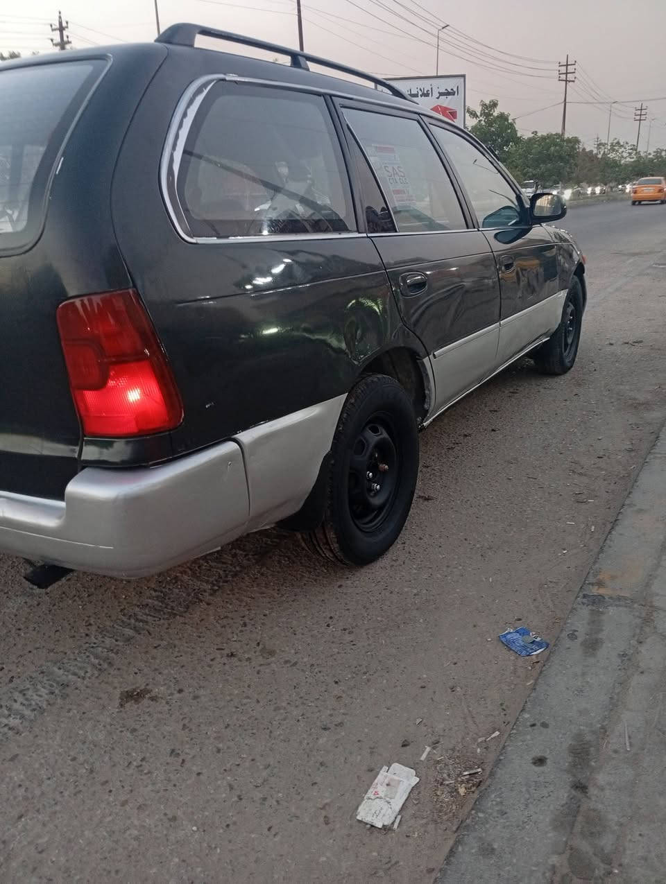 كورلا موديل 94 رقم ذي قار مشروع وطني سنويه صار سنه منتهيه مالكه يريد تحويل يعني اذا ماعندك نيه تحول لاتخابرني مكفوله من الكص والنقل والاصوليات مكفوله من الضربه مصبوغه حزام فقط كير ومحرك جدد ع الشرط حداديه جديده تبريد عاطل غرفته حلوه وبلاديه تخم تاير جديد كهربائيات شغاله جام يصعد وينزل ماسحات زراكات كيجات كله شغاله مكان السياره نجف السعر 32ورقه وبيه مجال للشراي اتصل فقط ***********

