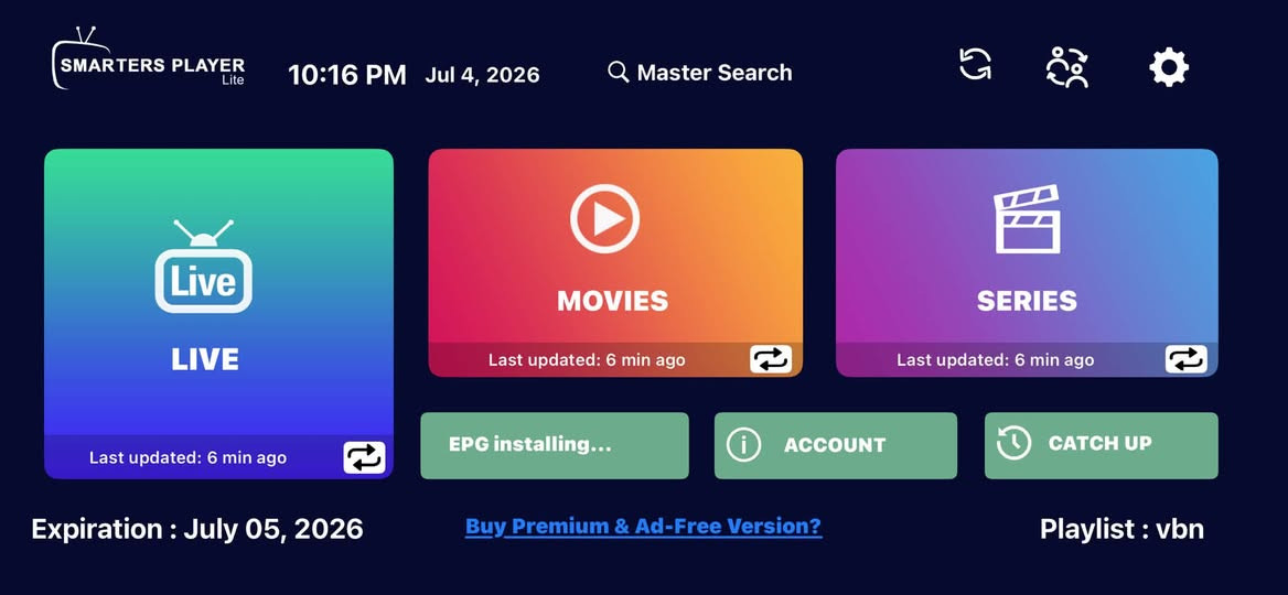 السلام عليكم متوفر شتركات IPTV لمشاهدة جميع قنوات كرة القدم اكثر من 7000 قناة الاشتراك يدعم جميع منصات الاندرويد والايفون وشاشات الاندرويد الحديثة
واكثر من 20 الف فلم 
واكثر من 20 الف مسلسل 
متوفر تيست يوم واحد تكدر تجرب الخدمة 
اسعار الاشتراكات سنة + 3 اشهر (15) شهر 35 الف
6 اشهر بسعر 25 الف 
للتواصل للاشتراك او التجربة 
***********
🌸❤️
