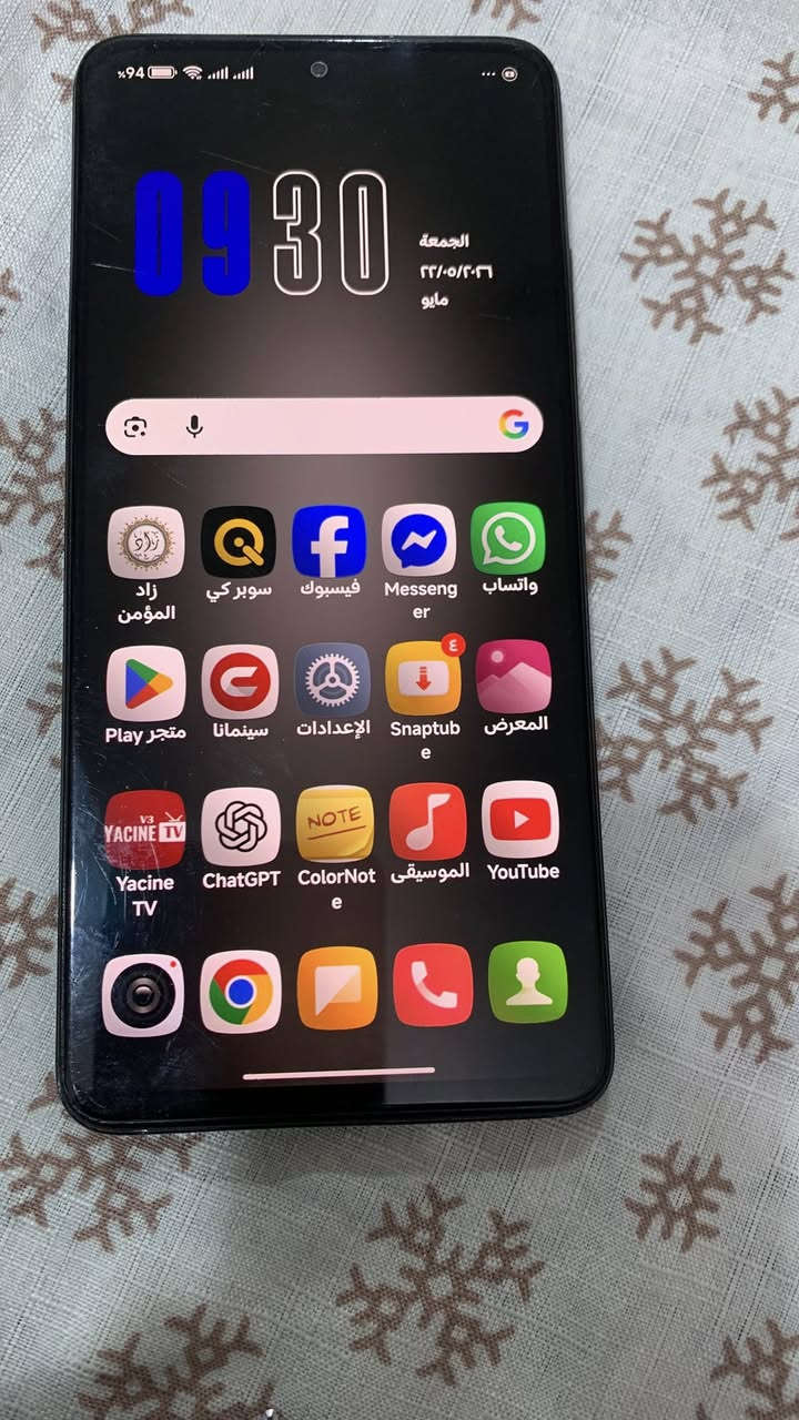 السلام عليكم 
للبيع 
ريدمي نوت ١١ برو 
Redmi not 11 pro 
ذاكرة 128 
عشوائية {8+4}
معالج  Helio G96
شاشة super smiled بدقه +FHD
كاميرا خلفية رباعيه بدقه (108+8+2+2)
كاميرا سلفي 16 ميكا بكسل 
دبل سيم كارت 
بطارية بسعه 5000 مللي أمبير 
يدعم الشحن السريع 
صوت ستريو مجسم 
الجهاز مغلف لان بي كسر بالظهر 
مكفول من الفتح والتصليح
السعر المطلوب 145 
فقط جهاز بدون ملحقات


**إذا كنت صاحب هذا الإعلان وتريد حذفه لأي سبب، رجاءا أرسل رسالة إلى الدعم الفني**