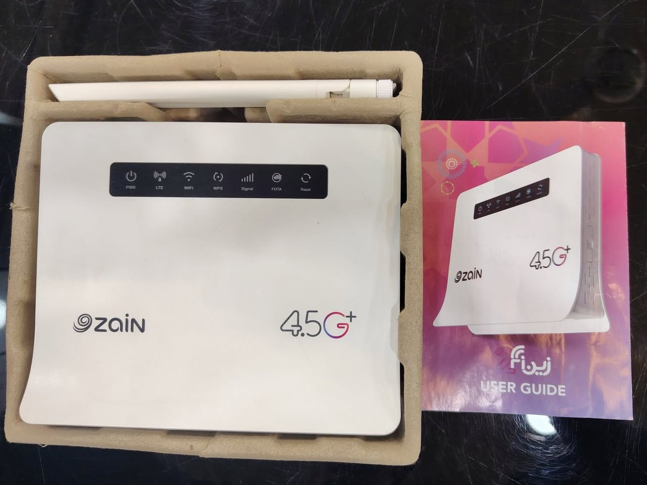 للبیع *********** 
  راوتر زين 4.5G+ أصلي
 جديد 100%
📦 مفتوح كارتون فقط – غير مستعمل
