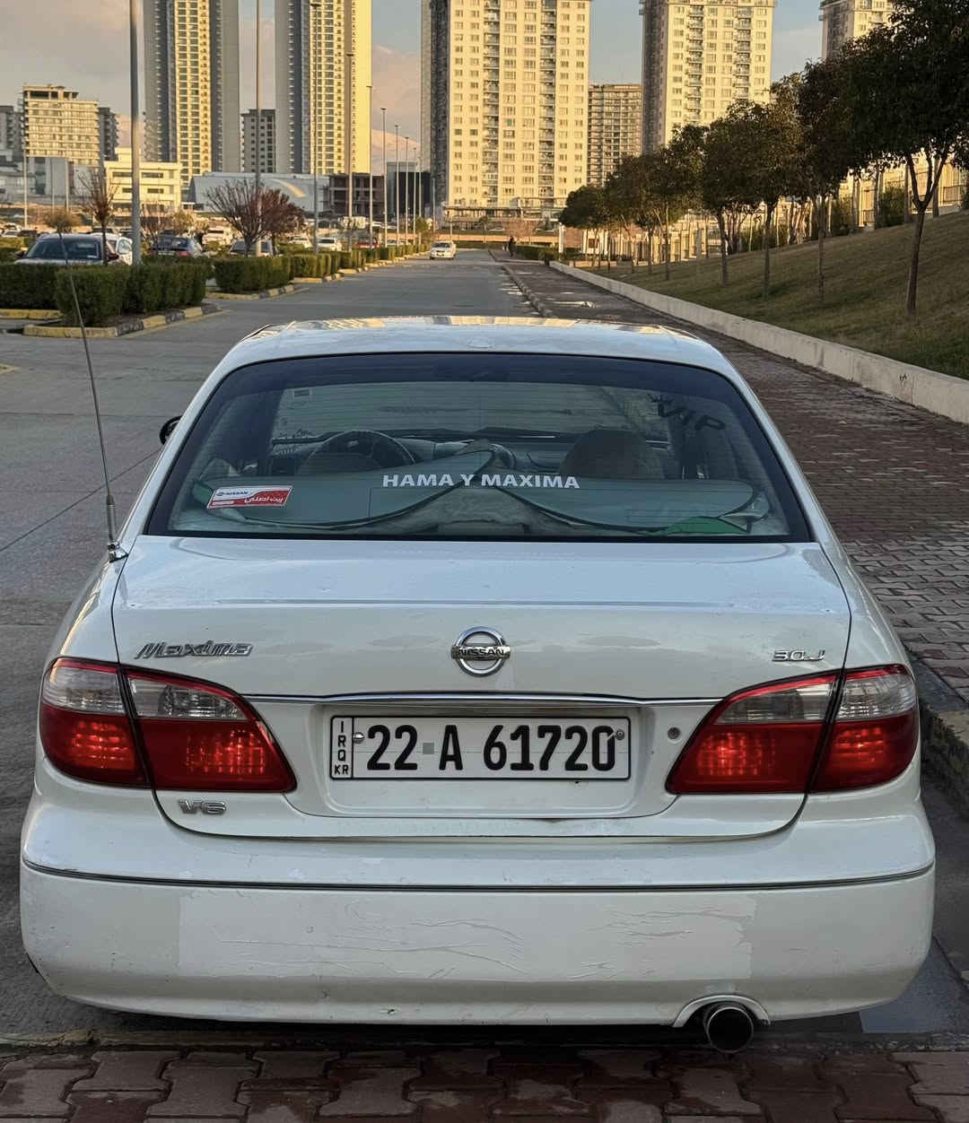 بۆفرۆشتن. 🎌⚜️🎌 للبیع

نیسان ماگزیما ٢٠٠٢ گێر عادی

گێڕوو مەكینە بەشەرتی ١٠ فیتەر نەكراوەتەوە
تەنها یـەك پەڵە بۆیاخی هـــەیە

٤تایەو ویلی لۆكی لەژێرە
سەنەوی تا ٢٠٣٠ تازەیە بەشەرتی حاسیبە تەحویل اصلي

تەقەو ڕەقەبەشەرت ساردی گەرمی بەشەرت 
هەموو گیانی بەشەرت
دەبڵ ئیرباگ-٤جام كارەبا-ناو ڕەساسی-شاشە ئایپاد-كامێرە
شوێن:سلێمانی

سعر /في التعليق يتم الرد فورا على المسنجر ✍🏻

نرخ/ لە کۆمێنت بنوسە یەکسەر وەڵام دەدەیتەوە 📮

ژم: ***********☎️
