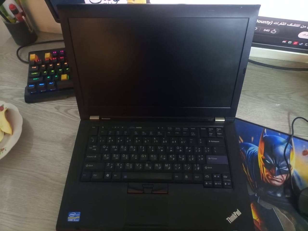 السلام عليكم
لابتوب للبيع

مساحة 360

رام 8

معالج i5 vpro

السعر 130 وبي مجال

***********
