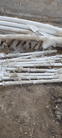 ياالله السلام عليكم اخوان حديد سقيفه او كراج سياره تركي جديد مامستخدم الي يعرف هاذا الحديد يعرف سعره واني مكلف بل نشر وهاذا رقم صاحبهن ***********
