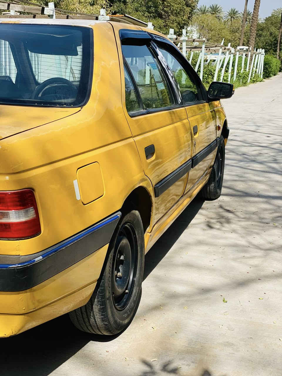 عيدكم مبارك بيجو لميس اصفر ٢٠١٤ مكفولة من الضربة وكير ومكينه وتبريد كلشي مناقصه جاهزة السيارة بأسمي السعر ٣٧ ورقة مكانهة الدورة ***********
