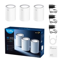 Cudy BE3600 • ٣ قطع • مستعمل نظيف