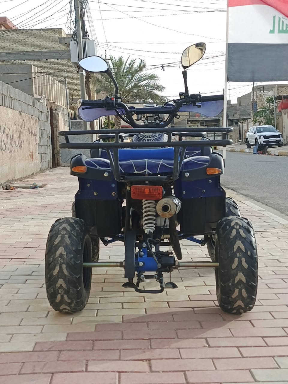 سلام عليكم دراجه رباعيه صار شهر من طلعت من المعرض جديده    . كير اوتماتيك D.. N.. R.. محرك احمد شهاب 110 c الدراجه مكفوله من كلشي اريده مراوس ب دايون او نامه    
واذا بيع ب 1 مليون.  ..  العنوان كربلاء. متواجد واتساب  ***********
